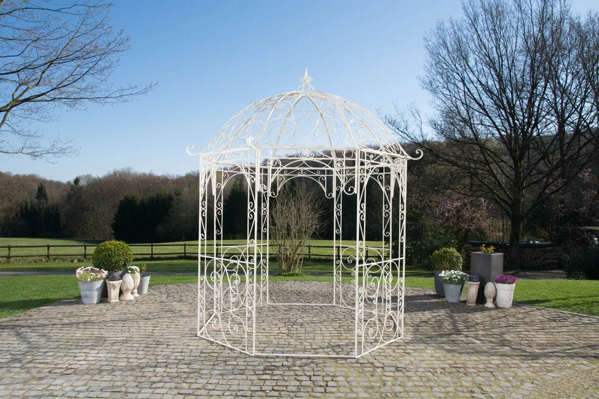 Pavillon Leila Antik Braun 2 Pavillon Leila Antik Braun – Bild 2