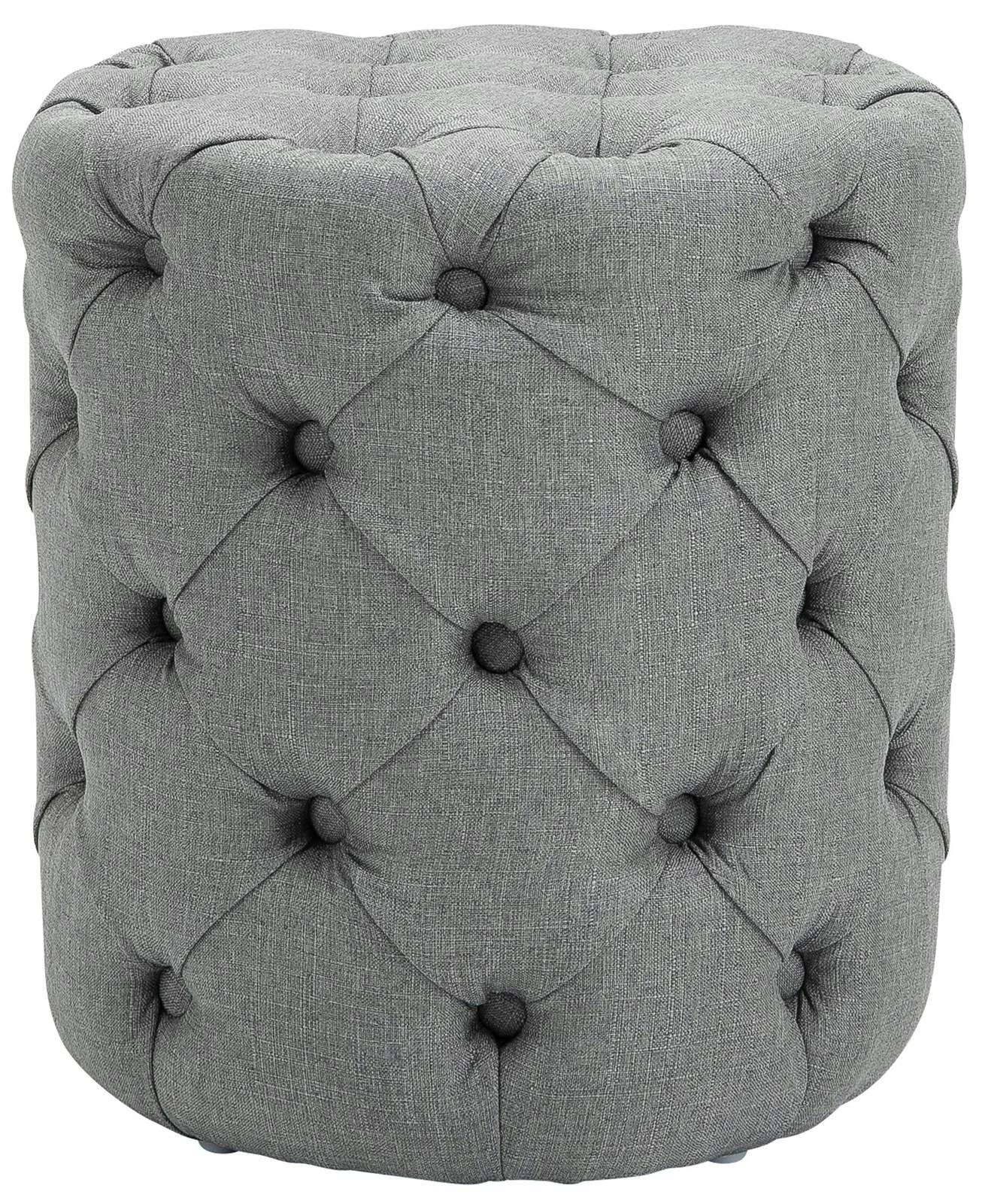 Sitzhocker Drancy Stoff M Dunkelgrau 4 Sitzhocker Drancy Stoff M Dunkelgrau – Bild 4