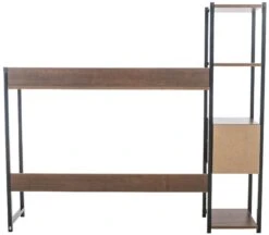 Schreibtisch Widnes Walnuss/schwarz -CLP 67d0d671 eac2 4067 ac9d d30ed325f727