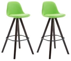 2er Set Barhocker Franklin Vollgepolstert Kunstleder Square Cappuccino (eiche) Weiß -CLP 696d445a f1e6 4f5c a93e 2ea46bd7f289