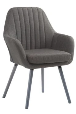 Stuhl Florian Stoff Weiß Dunkelgrau -CLP 6b4373cf 6fcf 4ba3 aab2 dee618a23e58