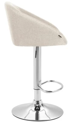 2er Set Barhocker Miami V2 Stoff Chrom Creme -CLP 6b79c6d5 7109 4a2f 9549 5fd941d09604
