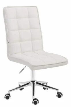 Arbeitshocker Peking V2 Kunstleder Weiß