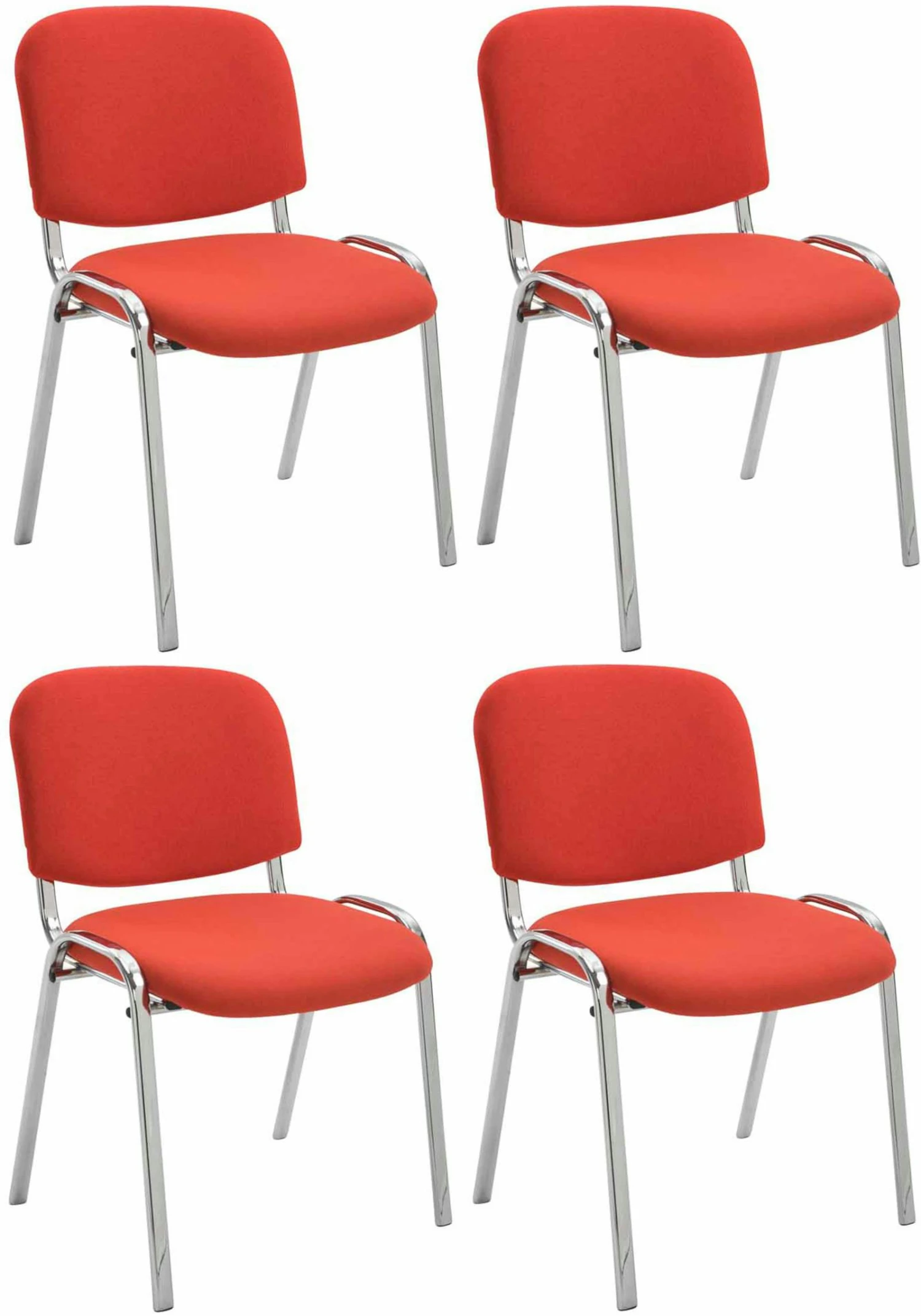 4er Set Stühle Ken C Stoff Grün 4 4er Set Stühle Ken C Stoff Grün – Bild 4