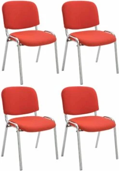 4er Set Stühle Ken C Stoff Grau -CLP 7500db67 4680 46d7 ae2a 826fb06d16d0 4