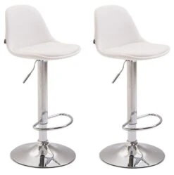 2er Set Barhocker Kiel Vollgepolstert Kunstleder Chrom Grün -CLP 77a88fec 8bb9 471e 8632 b40c00b7328d 1