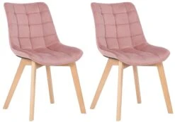 2er Set Esszimmerstühle Passaic Samt Schwarz -CLP 77ced4a5 4ae2 498b 83fb 1b409ef4e76f