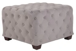 Sitzhocker Nimes Samt Grau -CLP 788a49b4 310b 41aa b4cc a59745cac3a5