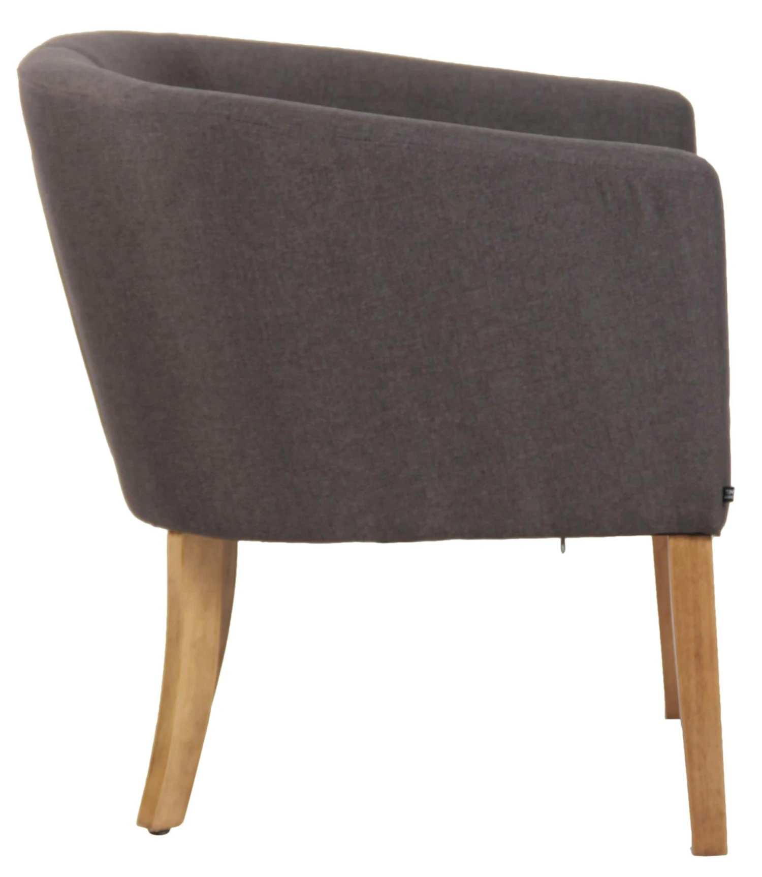 Sessel Nemea Stoff Antik-hell Dunkelgrau 3 Sessel Nemea Stoff Antik-hell Dunkelgrau – Bild 3