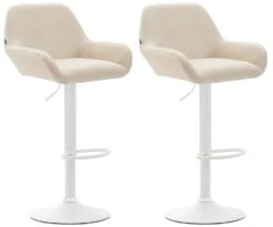 2er Set Barhocker Braga Stoff Weiß Creme 10 2er Set Barhocker Braga Stoff Weiß Creme -CLP 7a0f7d30 18d9 4c9c 8c59 88bf5f803a21