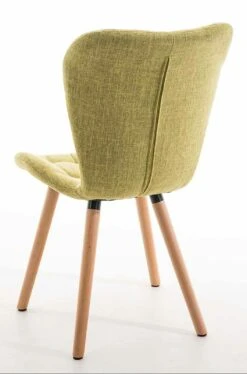 4er Set Stuhl Elda Stoff Natura Hellgrün -CLP 7a78335c 29de 4c2e a912 ff5d6e0eff08