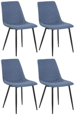 4er Set Stuhl Telde Stoff Rot -CLP 7ce0a445 a330 4fc4 95a4 2e580ceb8542