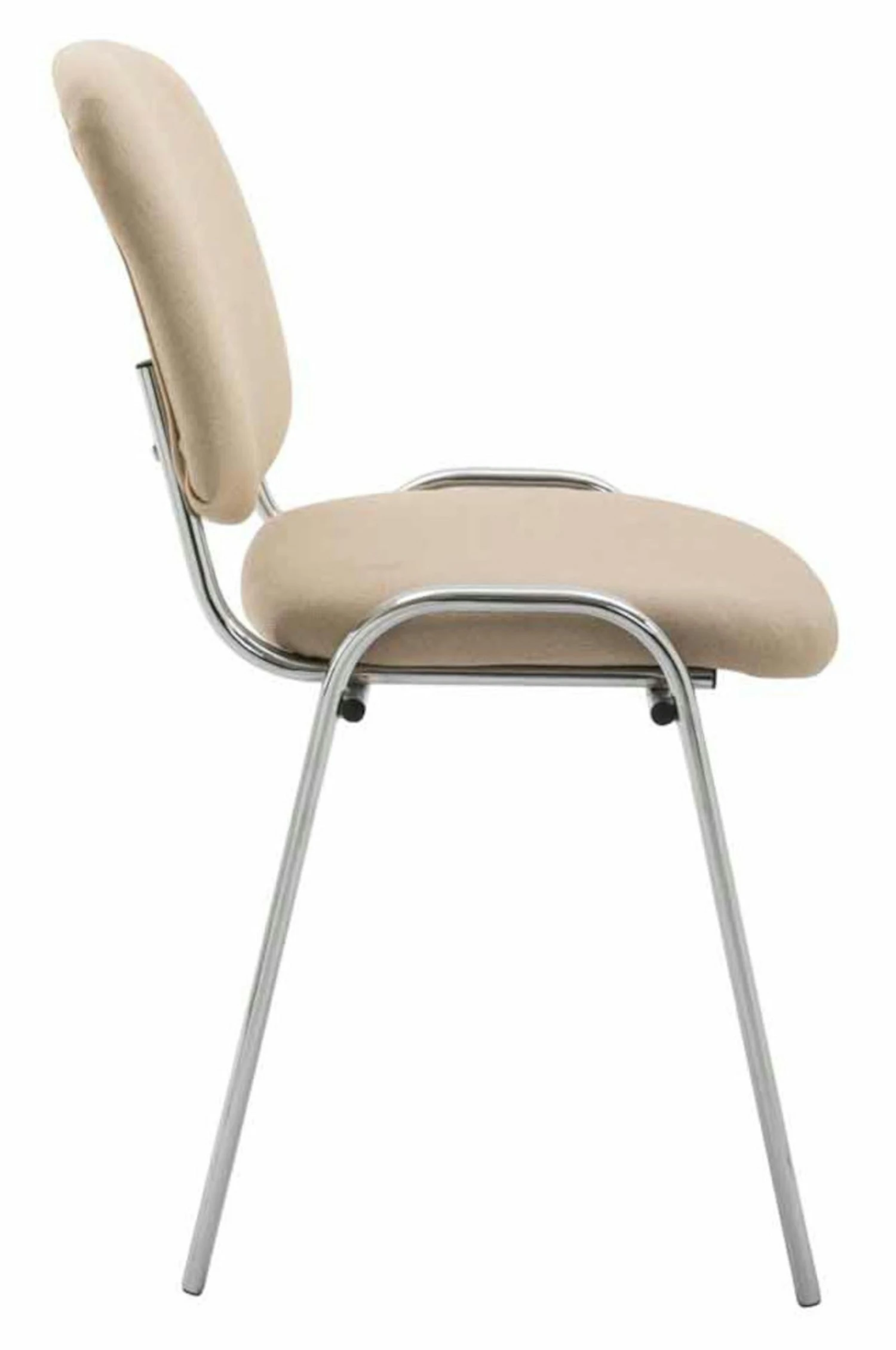 4er Set Stühle Ken C Stoff Creme 6 4er Set Stühle Ken C Stoff Creme – Bild 6