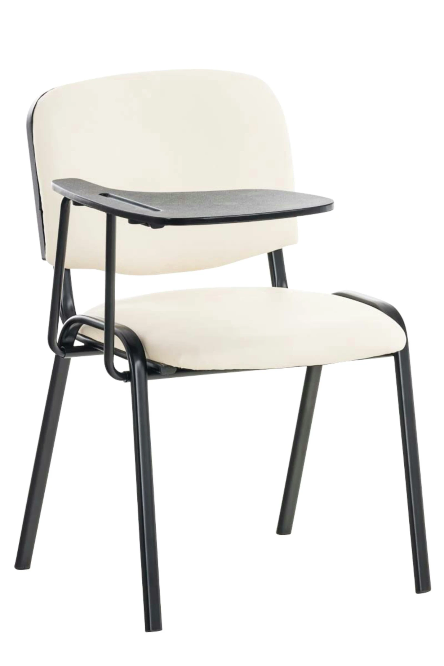 4er Set Stühle Ken Mit Klapptisch Kunstleder Creme 7 4er Set Stühle Ken Mit Klapptisch Kunstleder Creme – Bild 7