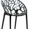 Stapelstuhl CRYSTAL Schwarz
