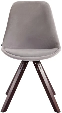 4er Set Stühle Toulouse Samt Square Cappuccino Grau -CLP 855acc89 6824 49bc 9ea7 90a3fd8a9ebd