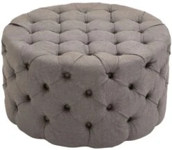 Sitzhocker Drancy Stoff XL Dunkelgrau -CLP 88635957 c5b3 4608 bb16 f155c01bc6f1