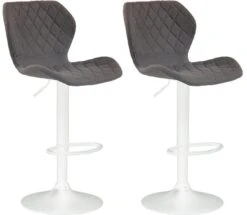 2er Set Barhocker Cork Stoff Weiß Rot -CLP 8aebaeea f6f9 4faa b785 6805201a972e