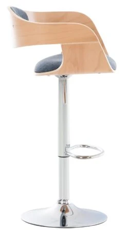 2er Set Barhocker Kingston Stoff Natura/blau -CLP 8c113687 e010 48a8 9e34 2360cbead0be