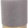 Sitzhocker Nanning Stoff Grau