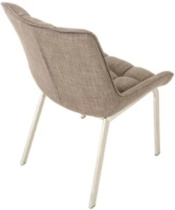 Stuhl Saranda Stoff Edelstahl Grau -CLP 903271b0 681e 4c75 a16a a009454480d5