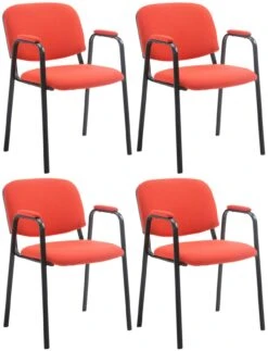 4er Set Besucherstühle Ken PRO Stoff Grau 9 4er Set Besucherstühle Ken PRO Stoff Grau -CLP 94bb16d8 b3e4 4043 8311 c3a48e67644e 3