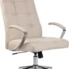 Bürostuhl Fynn Stoff Creme