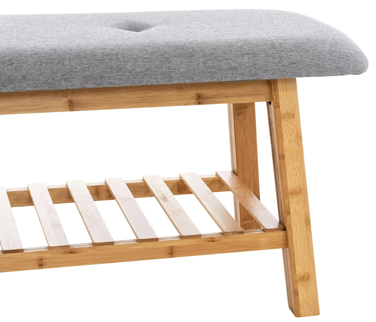 Sitzbank Marne Stoff Square 120 Cm Grau 6 Sitzbank Marne Stoff Square 120 Cm Grau – Bild 6