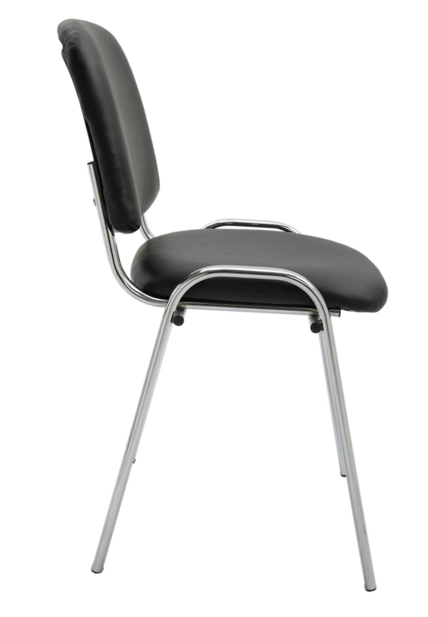 4er Set Stühle Ken C Kunstleder Schwarz 7 4er Set Stühle Ken C Kunstleder Schwarz – Bild 7