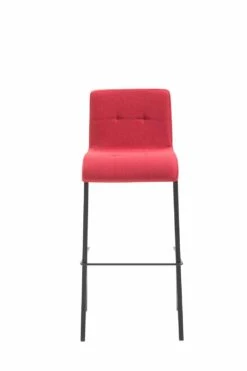 Barhocker Kado Stoff Square Schwarz Rot -CLP 9d50cc36 4cfb 43e7 aecf f25662476fcb