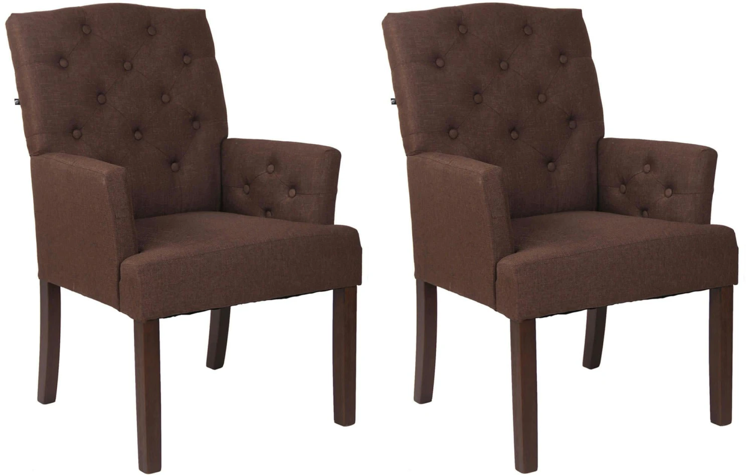 2er Set Stuhl Sugar Stoff Antik Dunkelgrau 5 2er Set Stuhl Sugar Stoff Antik Dunkelgrau – Bild 5