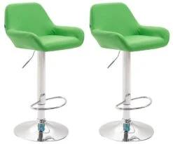 2er Set Barhocker Braga Kunstleder Schwarz Grün -CLP 9f75931d c42d 4d12 90d9 eda32e1e3cfb