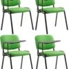 4er Set Stühle Ken Mit Klapptisch Kunstleder Grün