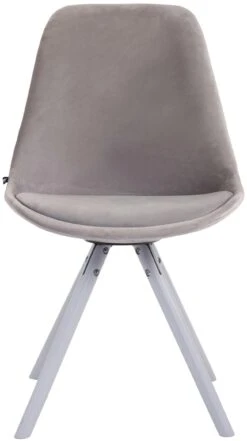 4er Set Stühle Toulouse Samt Rund Weiß Grau 13 4er Set Stühle Toulouse Samt Rund Weiß Grau -CLP a185260e a7f9 4144 b8fb 3c647af2b793