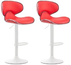 2er Set Barhocker Las Vegas V2 Kunstleder Weiß Blau -CLP a27f77d6 50c2 40c4 9f40 d48b2aeb1c13