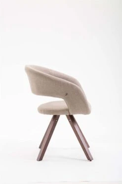Esszimmerstuhl Suez Stoff Walnuss Taupe -CLP a438016a 2c25 460f 84df cc76d951c936