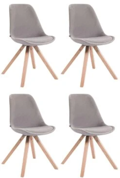 4er Set Stühle Toulouse Samt Square Natura (eiche) Creme 10 4er Set Stühle Toulouse Samt Square Natura (eiche) Creme -CLP a438bce3 6c4f 4c07 9223 31c9d38124c4