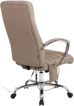 Bürostuhl Valais Stoff Mit Massagefunktion Taupe -CLP a5b1085d ed34 4836 a288 b756349f2c5f