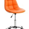 Bürostuhl Emil Kunstleder Orange