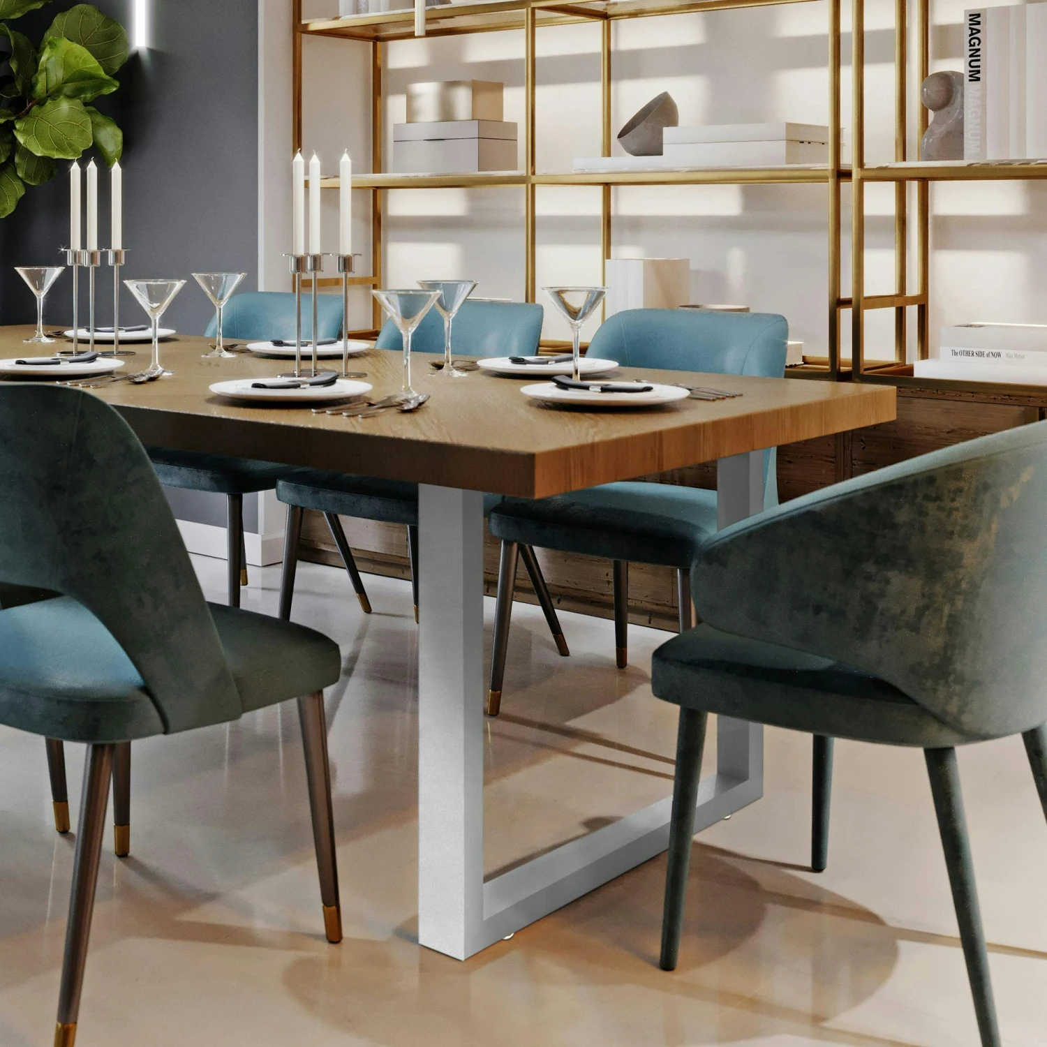 2x Tischbeine Velden 80 Cm Edelstahl 7 2x Tischbeine Velden 80 Cm Edelstahl – Bild 7