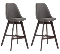 2er Set Barhocker Cannes Stoff Cappuccino Taupe -CLP aca09580 caeb 45c4 9ab5 05a892e7acd3 1