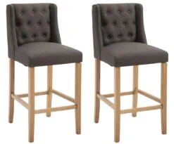 2er Set Barhocker Cassandra Stoff Antik-hell Rot -CLP ae082de3 0532 4fc8 ac5c a5ceb7facdb6