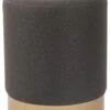 Sitzhocker Nanning Stoff Dunkelgrau