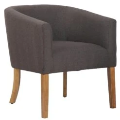 Sessel Nemea Stoff Antik-hell Dunkelgrau