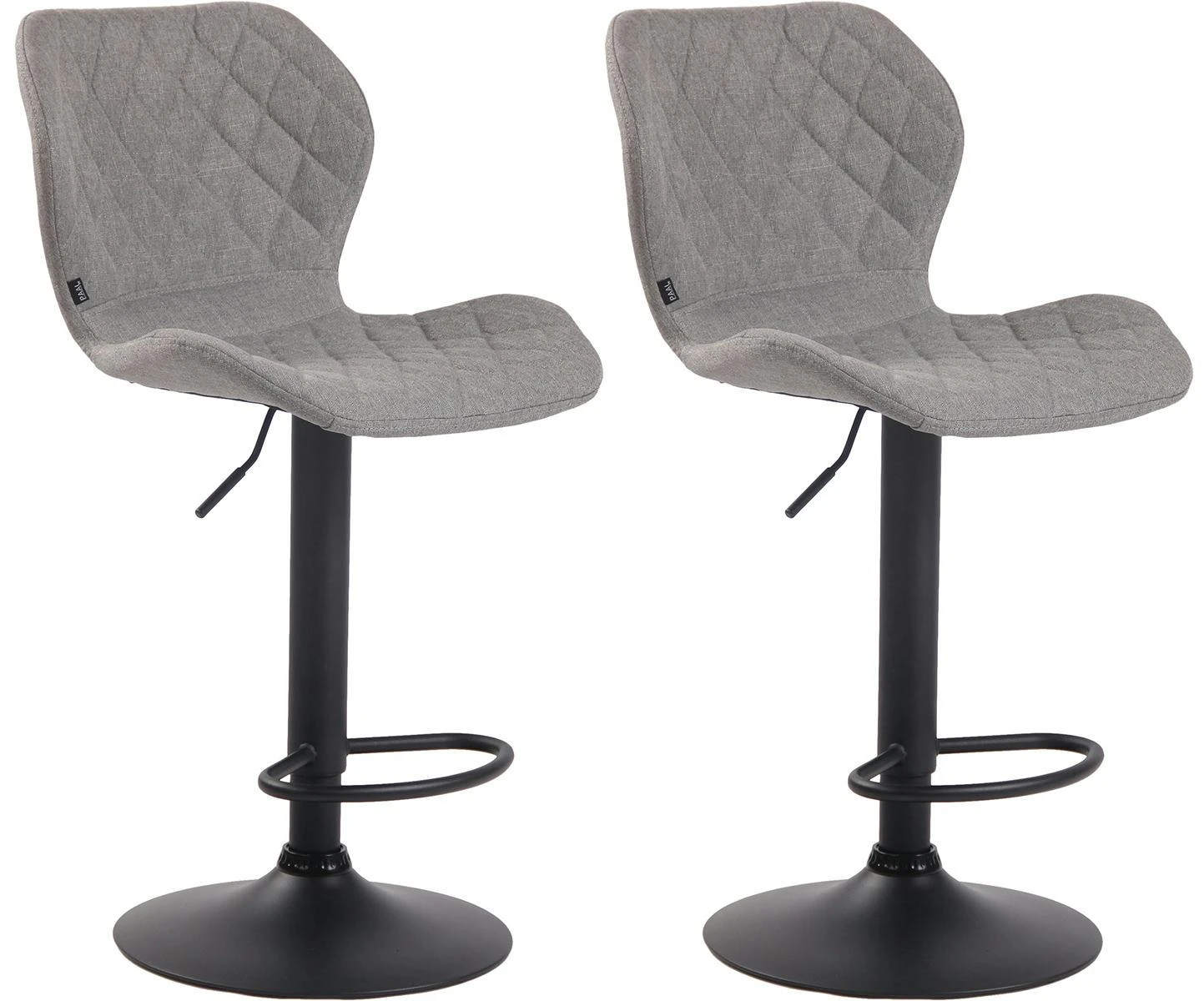 2er Set Barhocker Cork Stoff Schwarz Schwarz 5 2er Set Barhocker Cork Stoff Schwarz Schwarz – Bild 5