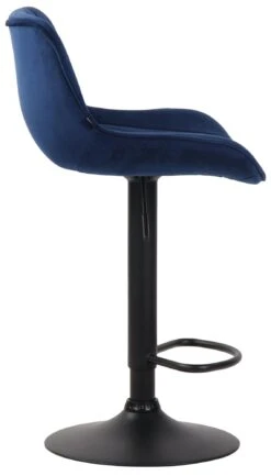 Barhocker Lentini Samt Schwarz Blau 13 Barhocker Lentini Samt Schwarz Blau -CLP b42bcdcd 3e16 470f bf3c 703dc7f23b5b