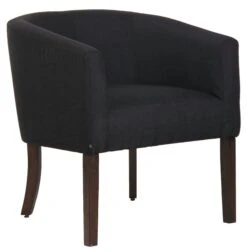 Sessel Nemea Stoff Antik Schwarz