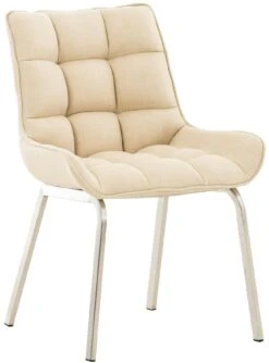 Stuhl Saranda Stoff Edelstahl Grau -CLP bbeb885a a064 4953 9746 dd49e43c9fe5