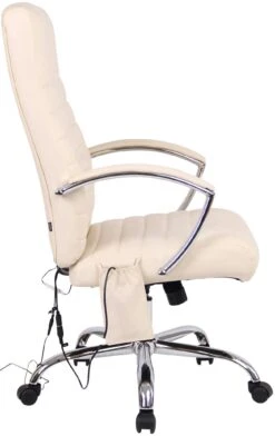 Bürostuhl Valais Kunstleder Mit Massagefunktion Creme -CLP bc3fc60a 5879 4134 919a 37ab4df4835d