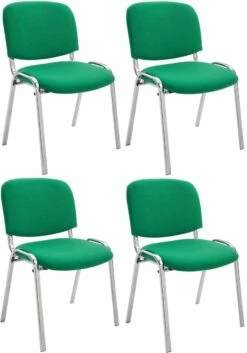 4er Set Stühle Ken C Stoff Rot -CLP c509265a 4de5 4f48 b9c9 d27f228a6d99 2